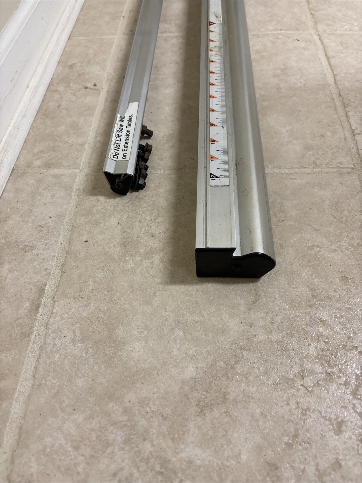 Craftsman Align-A-Rip 24/12 Table Saw Rip Fence Rails Only Ex Cond