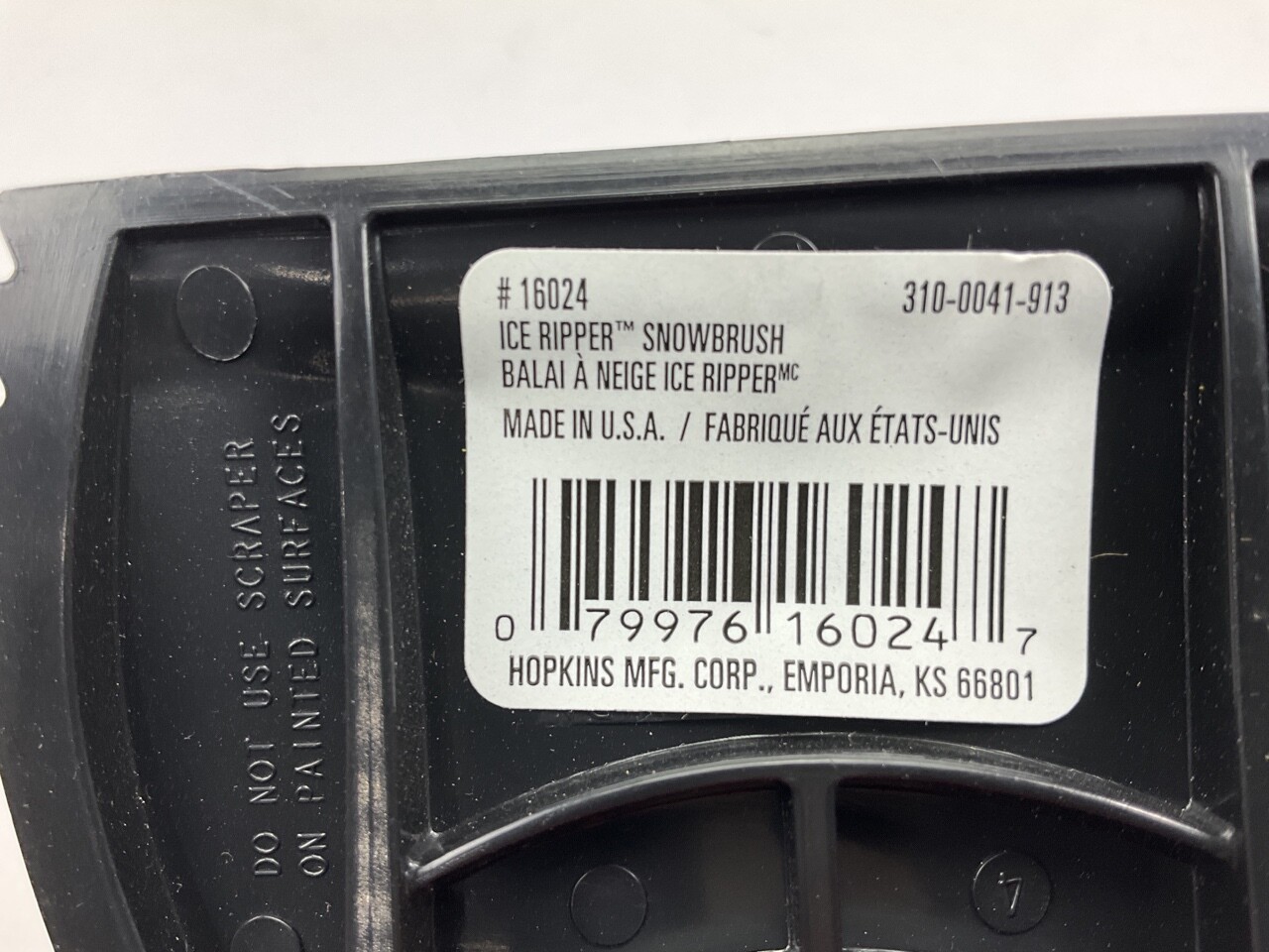 MADE IN USA - Hopkins RED Snow Ice Scraper & Brush Combo - 2 PACK