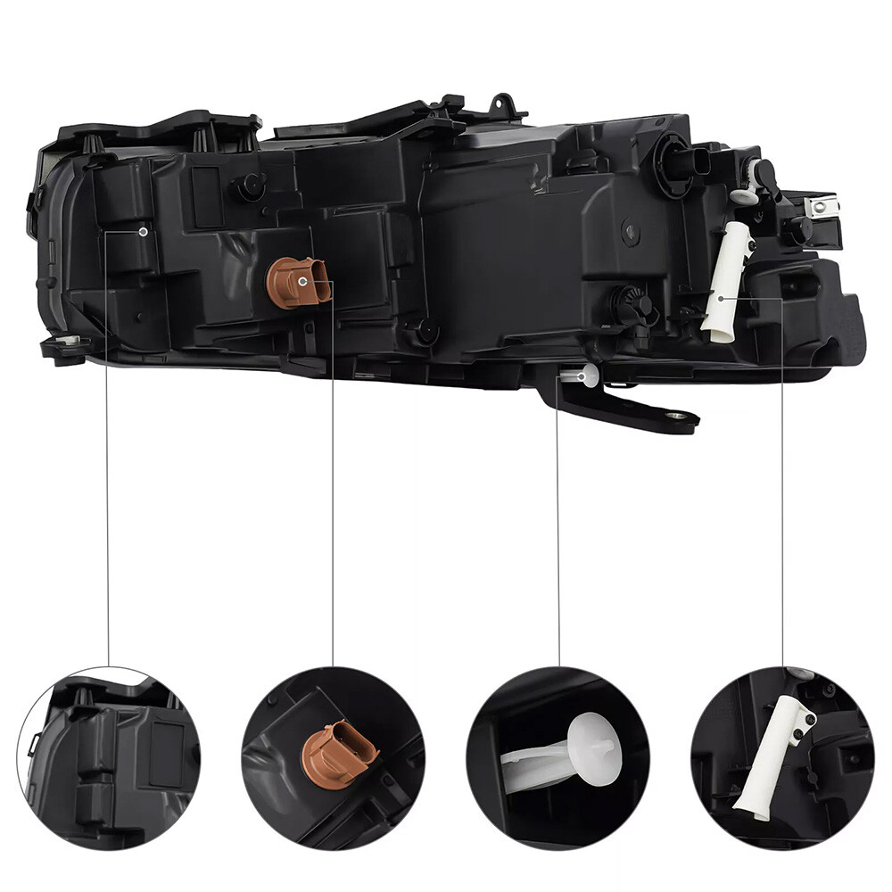 Full LED Headlight For 2021-2025 Chrysler Pacifica w/ Bulbs Left+Right Pair