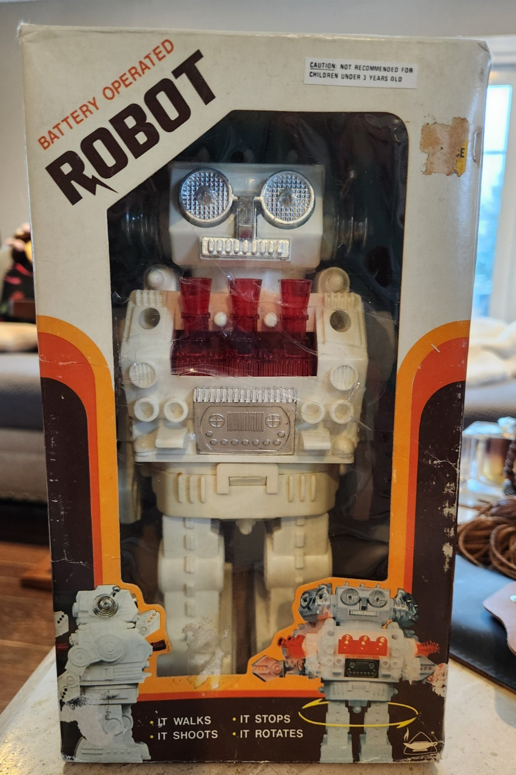 ROBOT BATTERY OPERATED STAR FIGHTER HORIKAWA VARIANT NEW BRIGHT SEE VIDEO