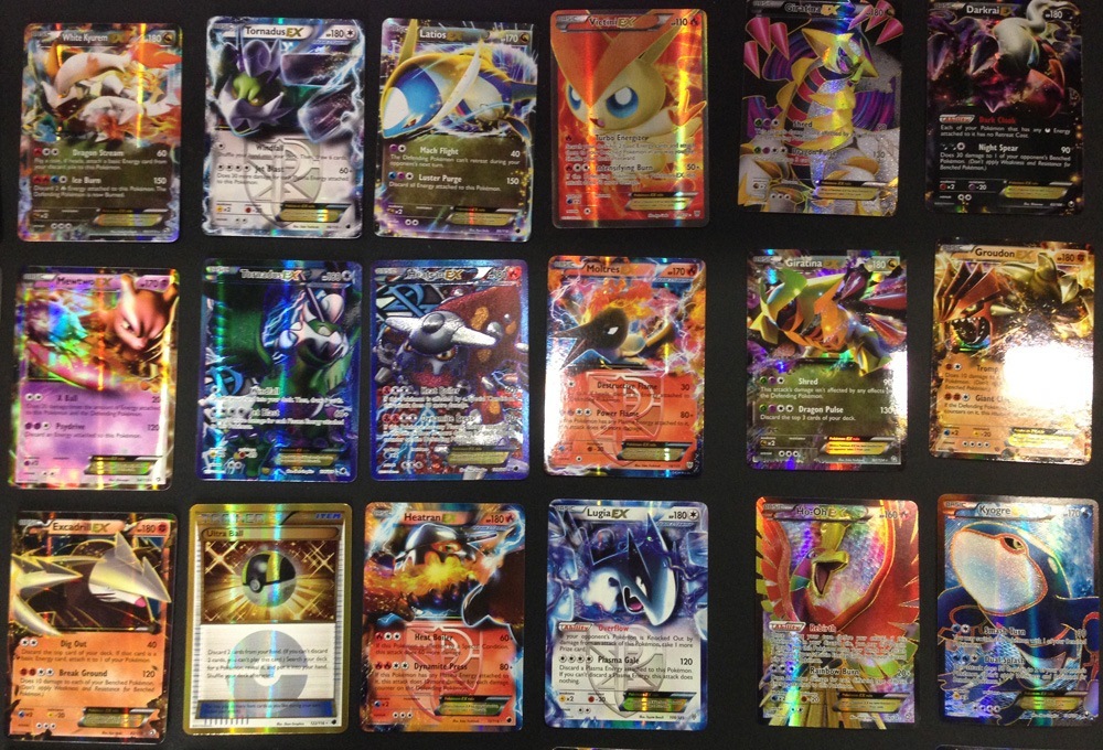 Pokemon Card Lot 100 Official TCG Cards Ultra Rare Included EX GX V MEGA + HOLOS