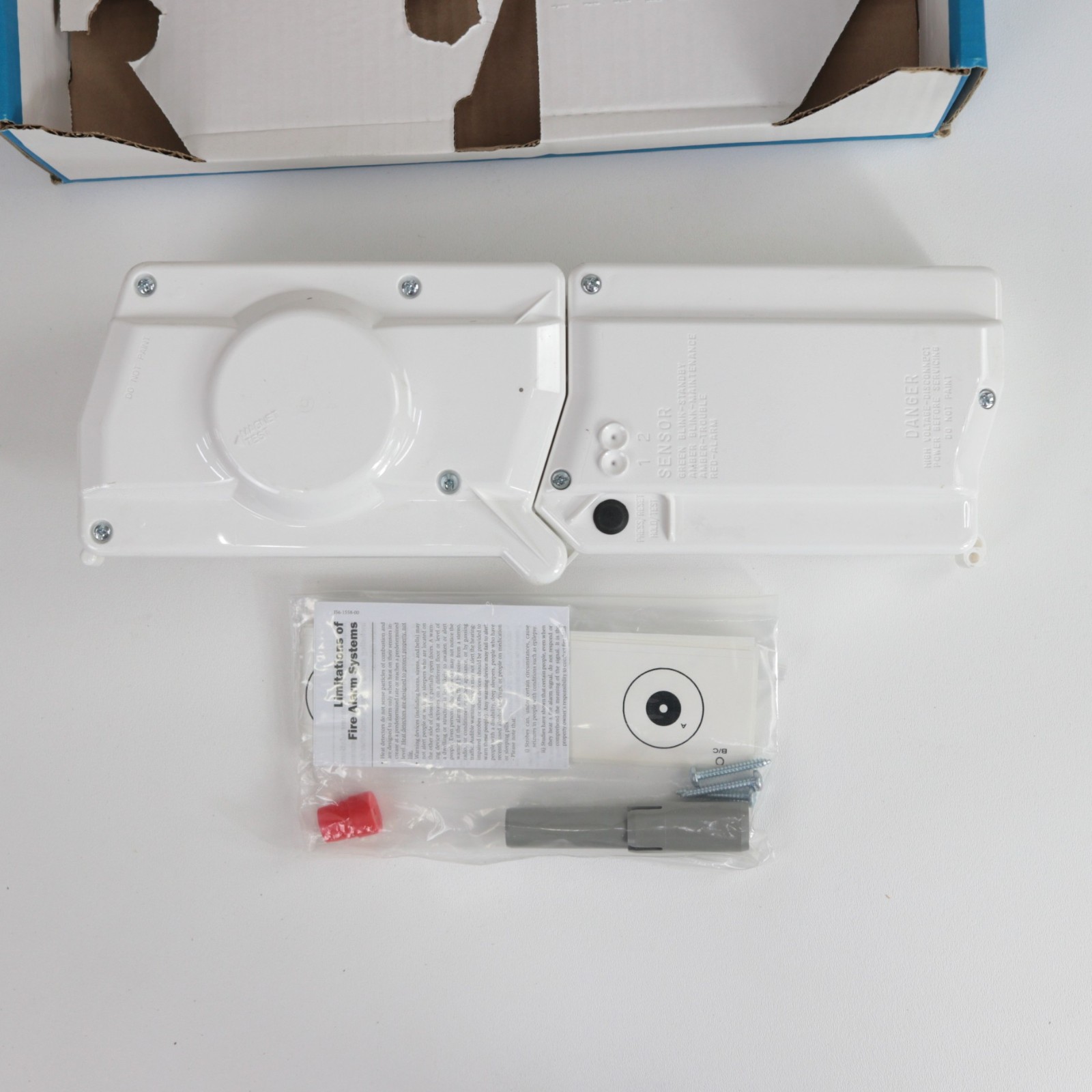 System Sensor D4120W 4-Wire Photoelectric Duct Smoke Detector Watertight