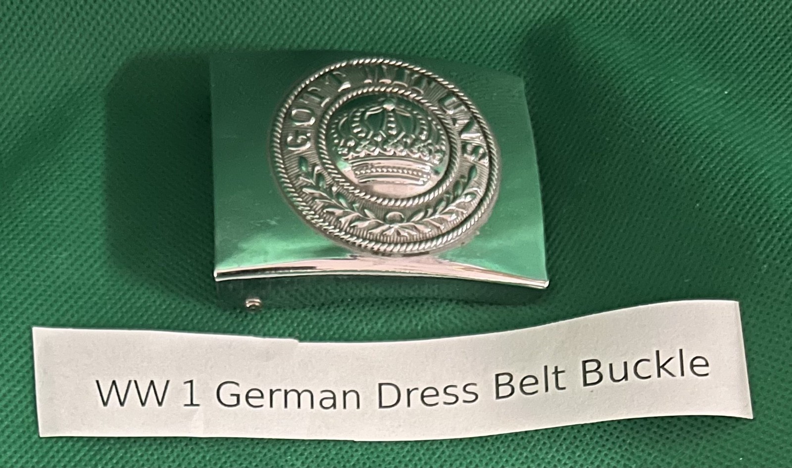 WWI Gott Mit Uns Dress Belt Buckle