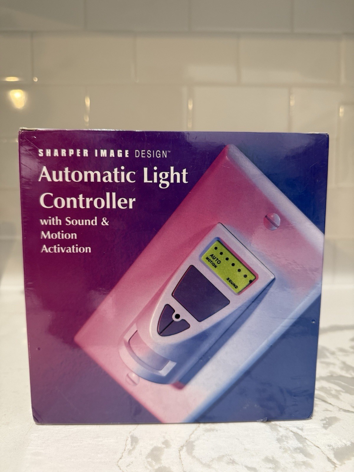Sharper Image Automatic Light Controller with Motion With Sound Activation