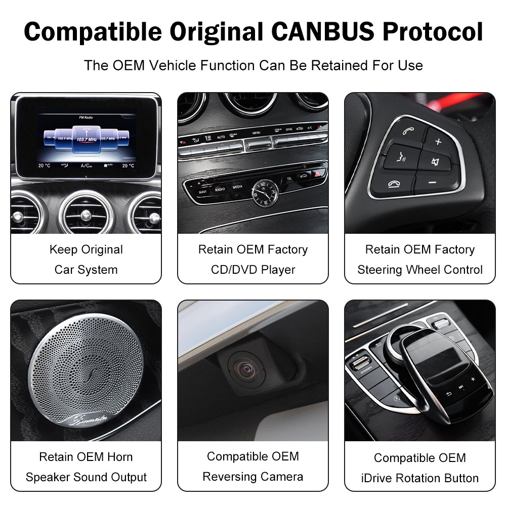 12.3''Stereo Multimedia Touch Screen For Benz C W205 GLC X253 V W447 NTG 5.0