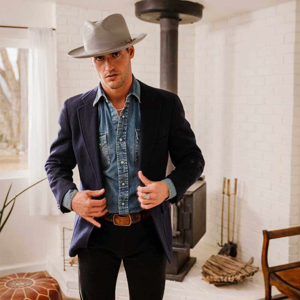 STETSON Unisex Adults Stratoliner Milan Straw Fedora Hat - All Colors & Sizes