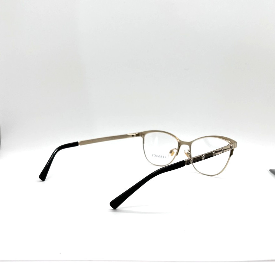 VERSACE 1251 1252 Women Eyeglasses 53-16-140 Pale Gold 100% Authentic