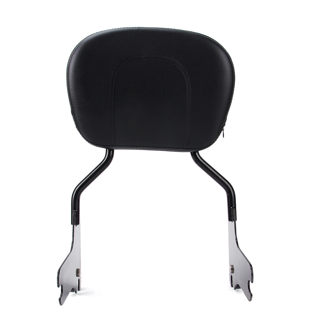Quick Release Passenger Backrest Sissy Bar Black For Harley Electra Glide 97-08