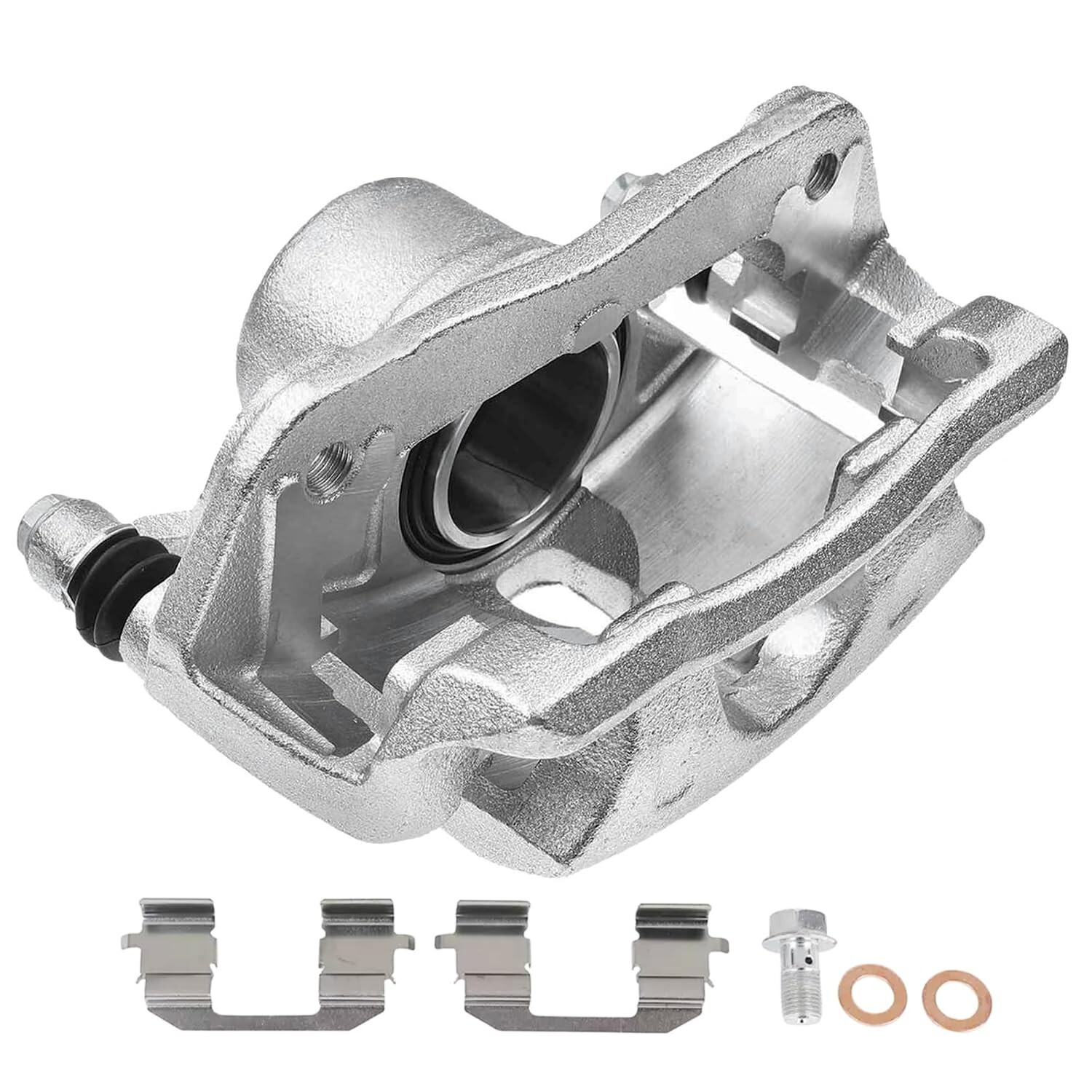 Pair Front Brake Calipers w/ Brackets for Acura ILX Honda Accord Civic CR-Z Fit