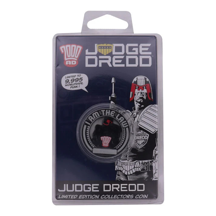 2000 AD Judge Dredd Mega-City One Limited-Edition Individually Numbered Coin