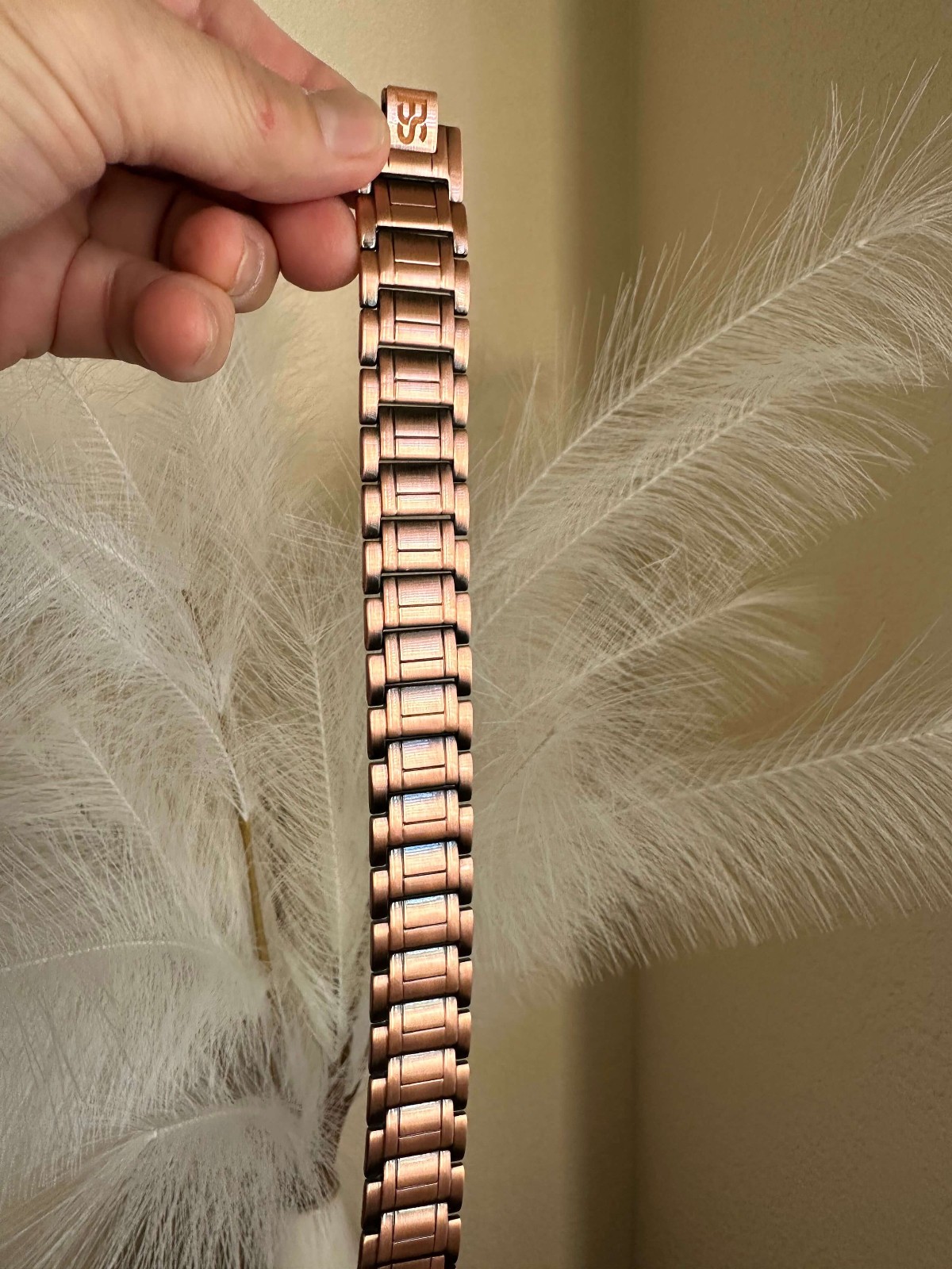 Everest of Pure Copper Magnetic Bracelet Men Arthritis Pain Balance Energy Joy X