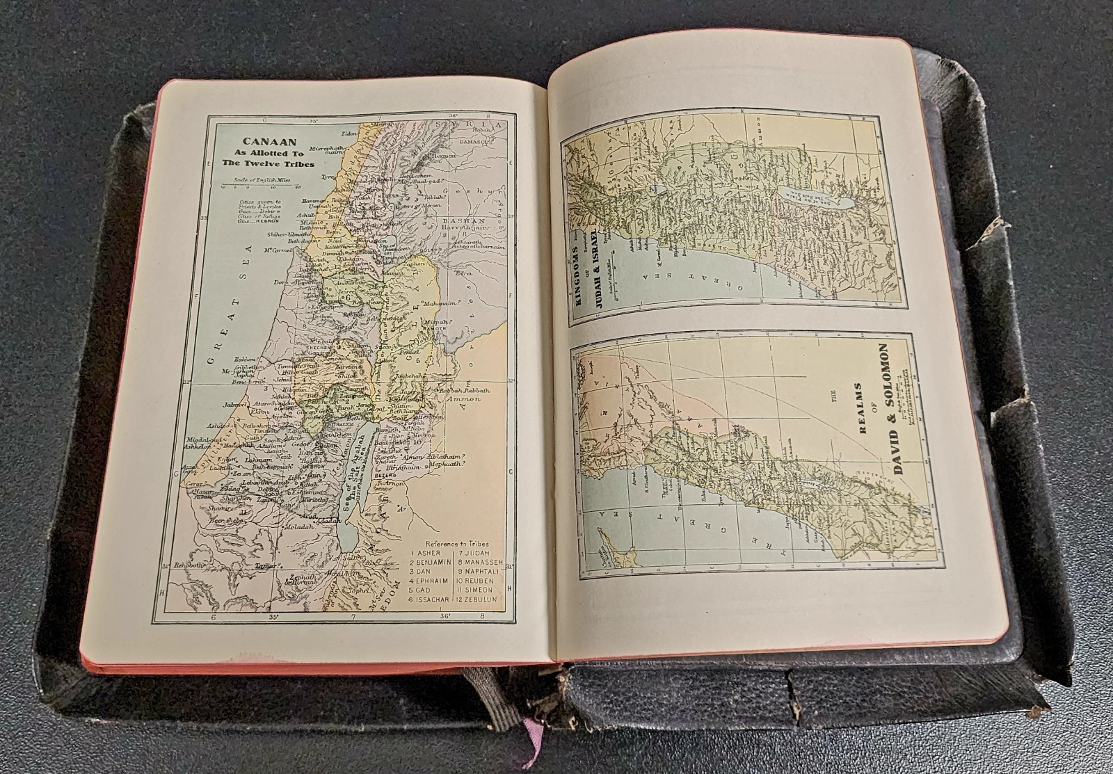 1914 Douay Rheims Holy Bible Catholic John Murphy Baltimore NY Maps Illus