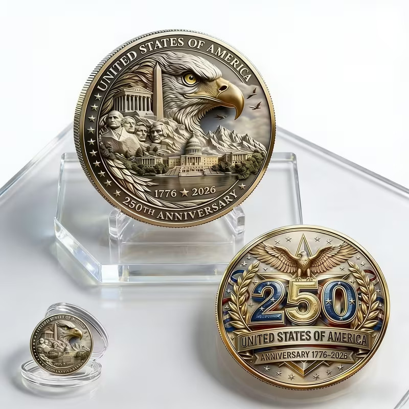 250th Anniversary of the United States, White Eagle Coins 1776-2026 Anniversary
