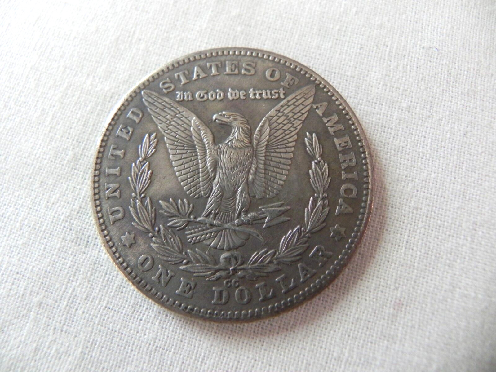 Wolf in Sheep's Clothing Coin Token Hobo Morgan Lucky Good Luck Pocket Piece