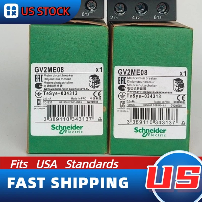 1PC GV2ME08 Schneider NEW Manual Starter Protector: Expedited Shipping US Stock