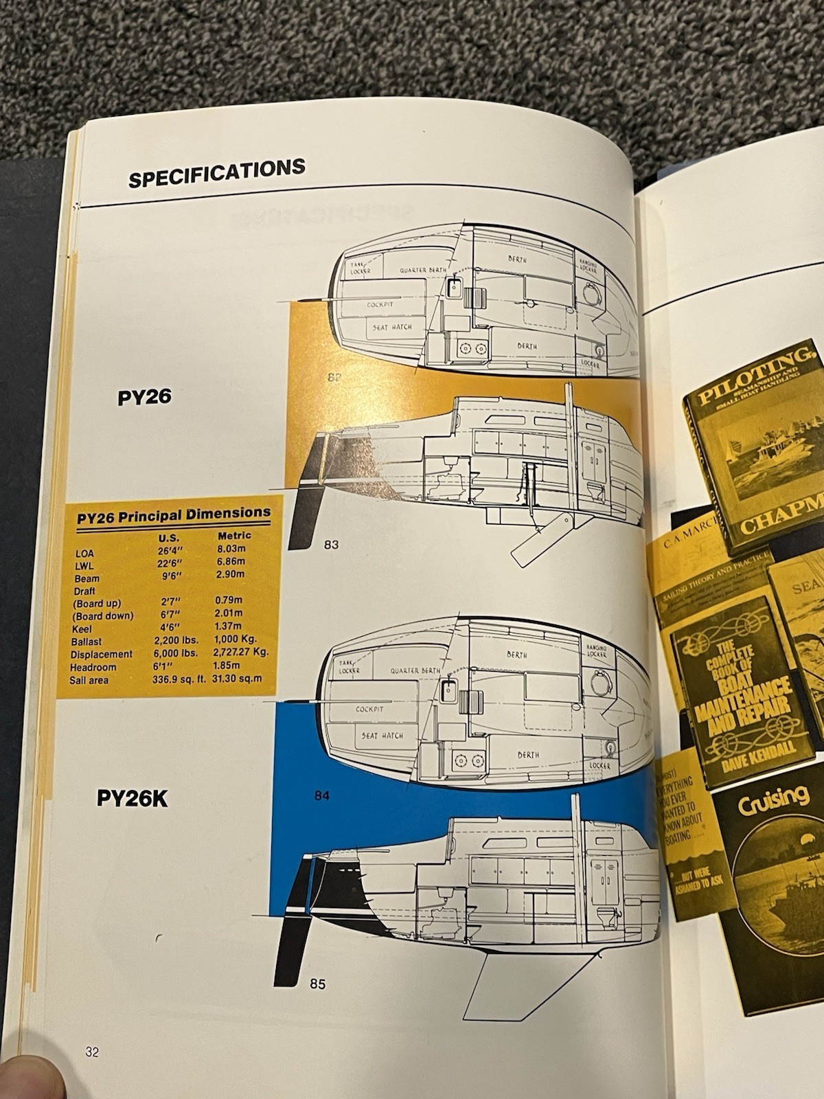 VINTAGE 1978/1979 AMF PACESHIP SAILBOAT Original Owner’s Manual& Sales Brochure