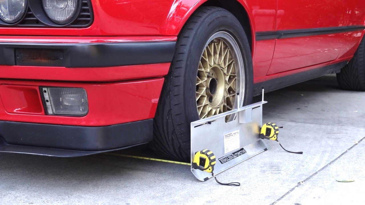 Tenhulzen Automotive DIY Wheel Alignment Tool, Accurate, fast, toe plates+camber