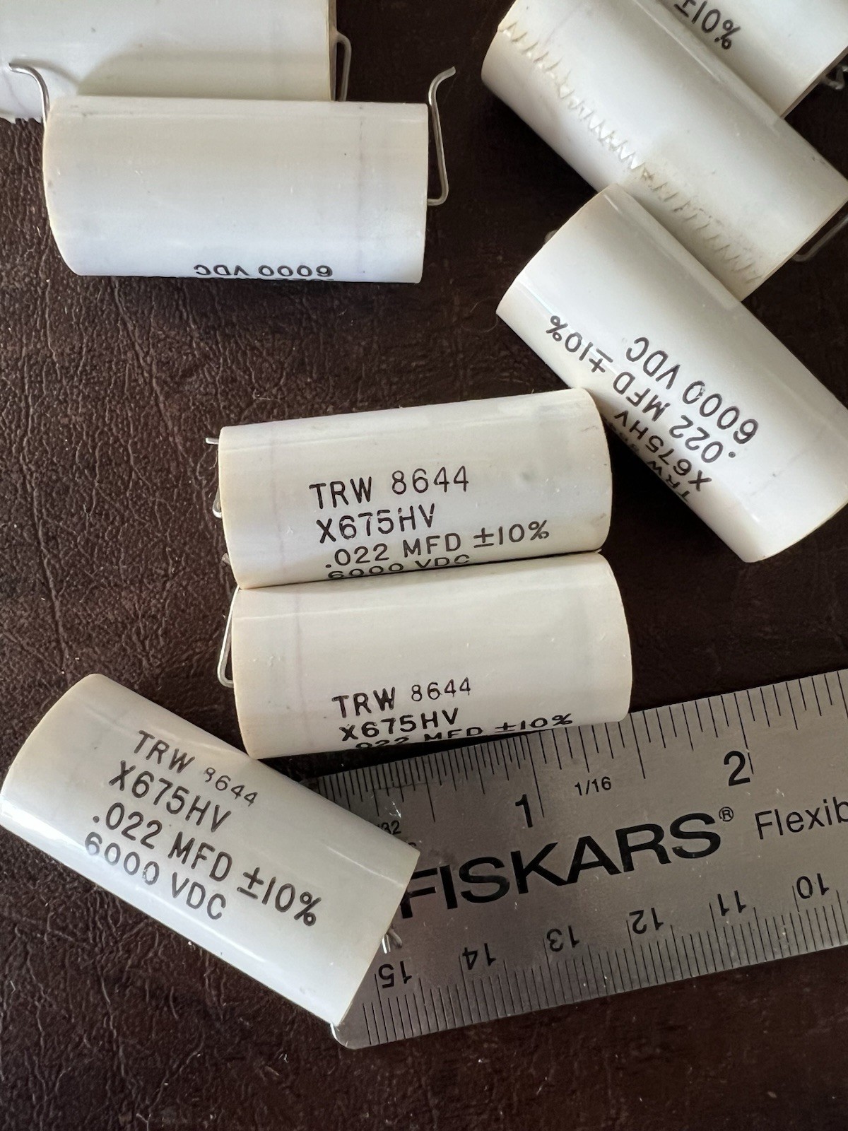TRW X675HV 0.022uF 6000V High Voltage Capacitors Pulse HV - Lot of 12