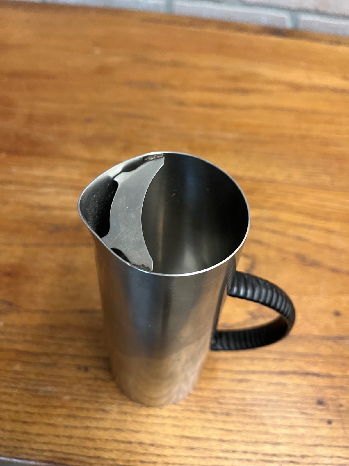 Vintage 1960s MCM Swedish Nils Nisbel Gabis Stainless Steel Pitcher Cocktail