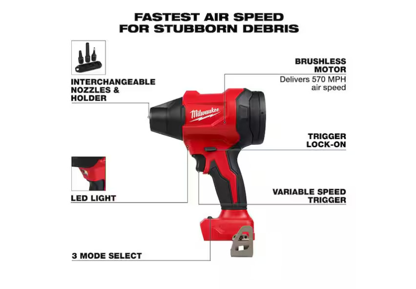 Milwaukee M18™ 570 MPH Brushless Cordless Precision Blower