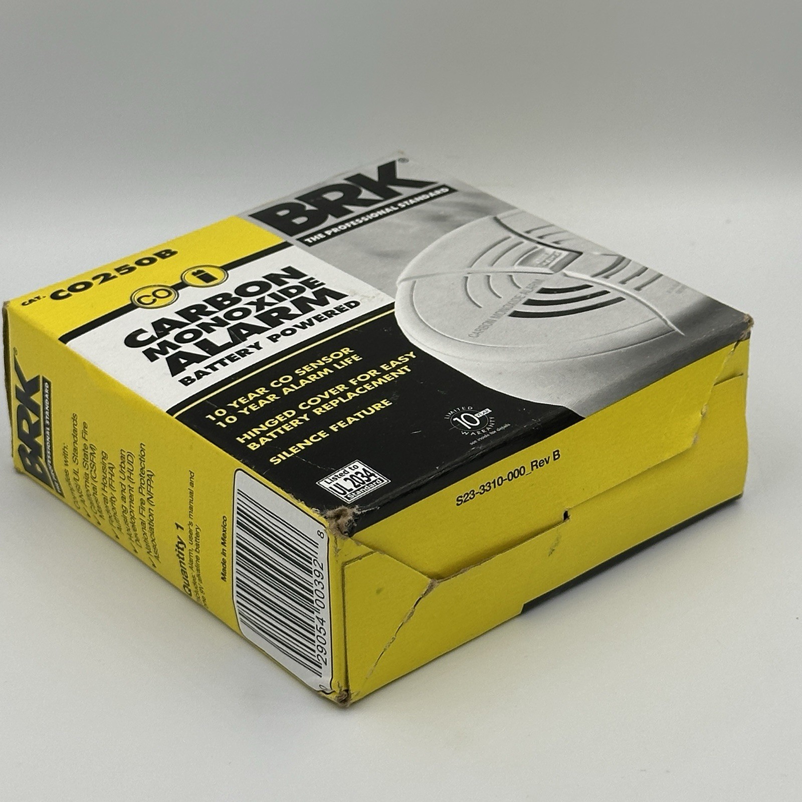 First Alert CO250B Carbon Monoxide Alarm Detector NOS NEW OLD STOCK FREE US SHIP