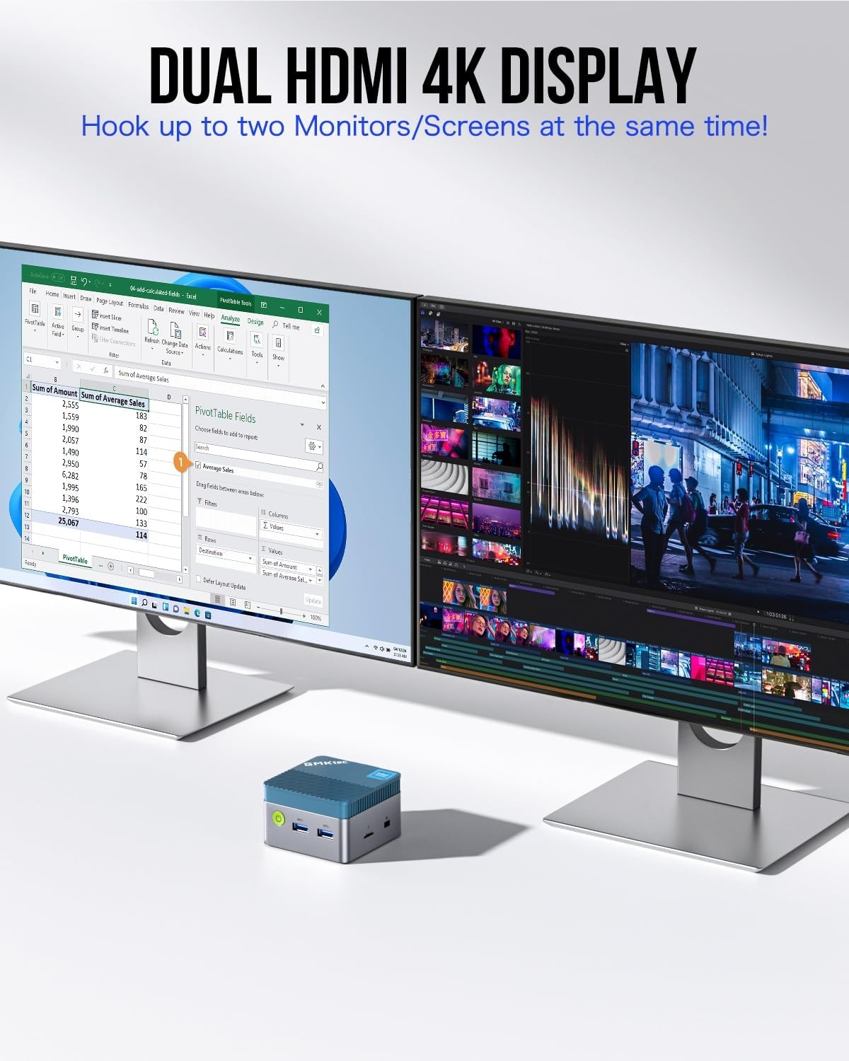 GMKtec Pocket Mini PC G5 Intel Alder Lake N97 Up to 3.60GHz 12GB DDR5 512GB SSD