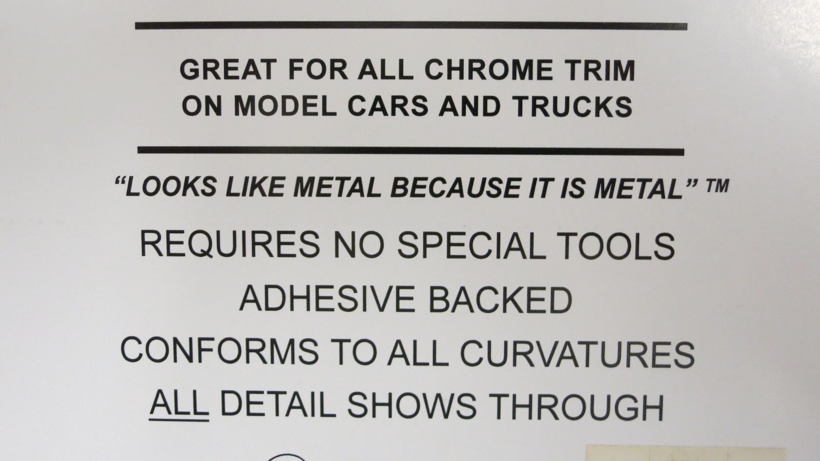 Bare Metal Foil BMF004 Ultra Bright Chrome 11" x 6"