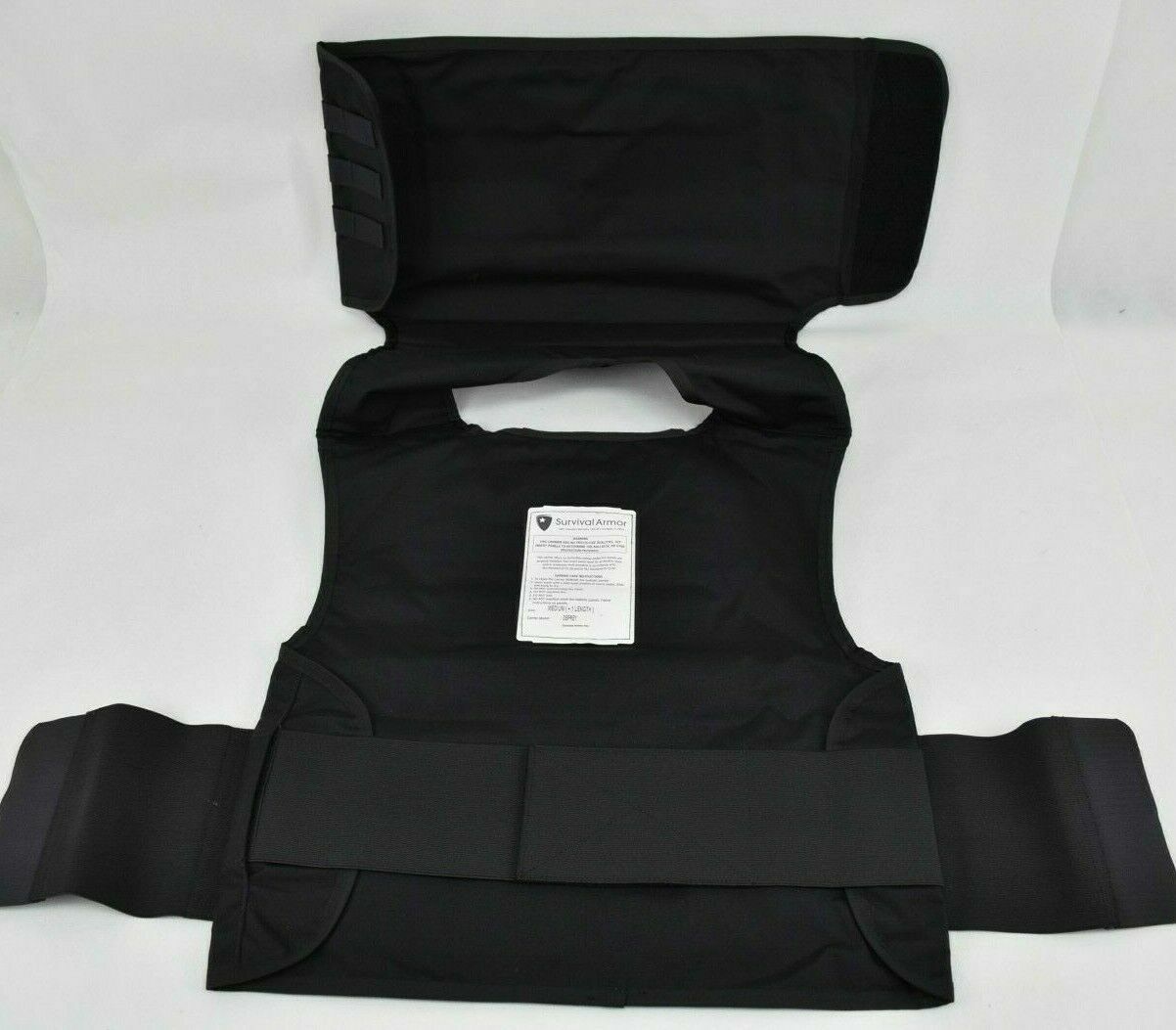Survival Armor Tactical Molly Vest Bullet Proof Carrier Only Select Size Black