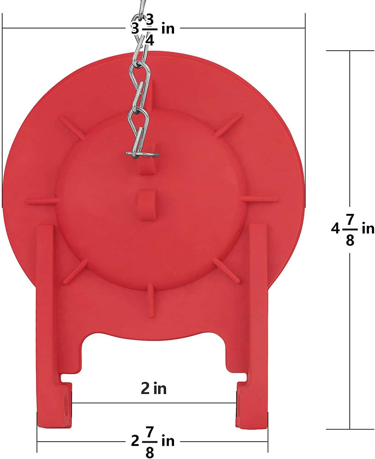 2 Pcs Toilet Flapper Ultra High Performance Universal Flapper 3-In Flush Valves