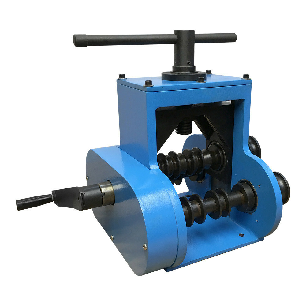 Manual Pipe Tube Roller Bender Rolling Tubing Round Flat Square Bending Steel