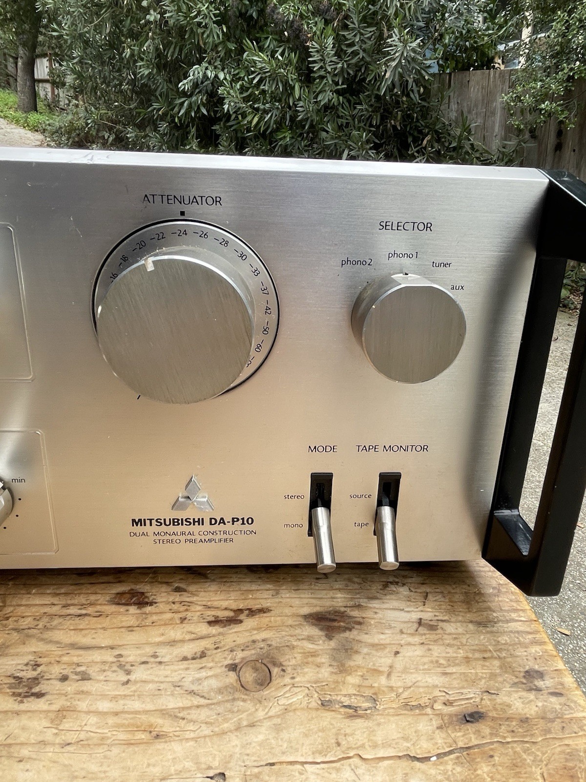 Vintage Mitsubishi DA-P10 Dual Monaural Construction Stereo Preamplifier