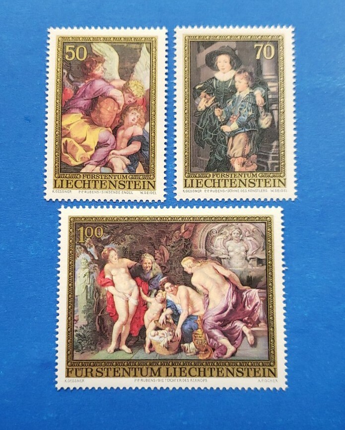 Liechtenstein Stamps, Scott 595-597 Complete Set MNH