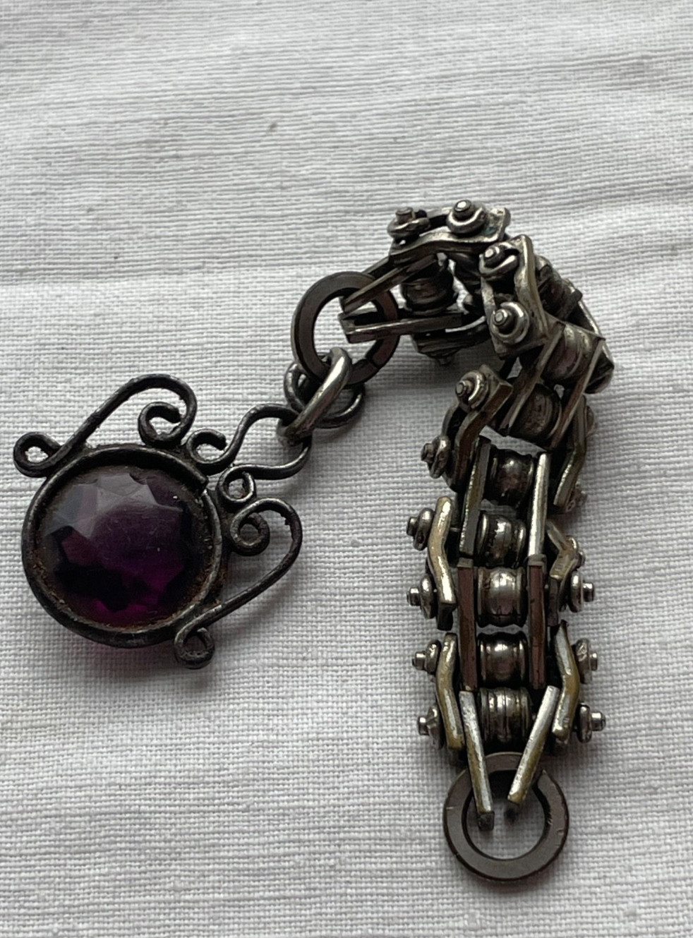 Vintage antique part of chatelaine for pocket watches