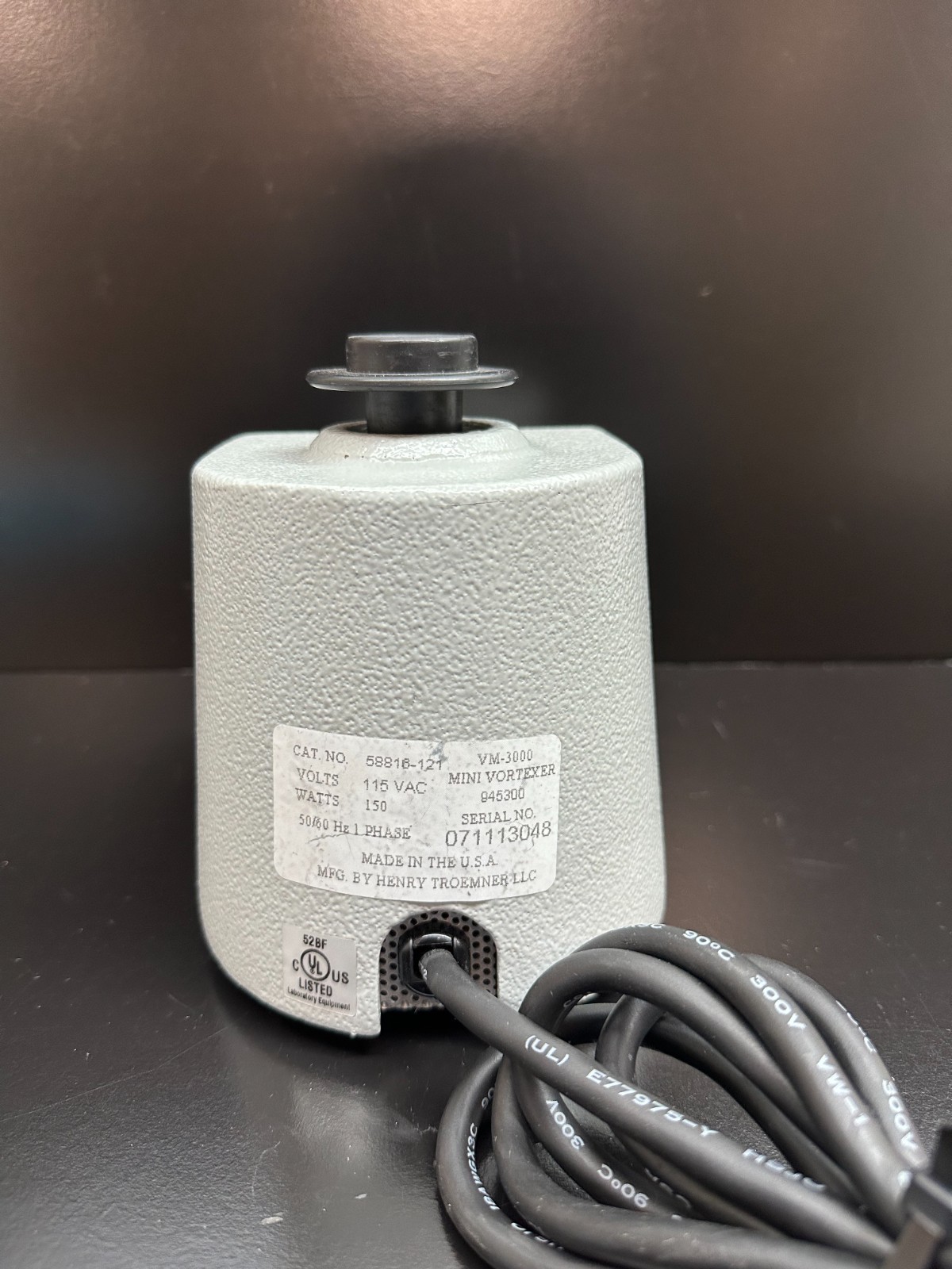 VWR Cat No 58818-127 Analog Vortex Mixer with Warranty