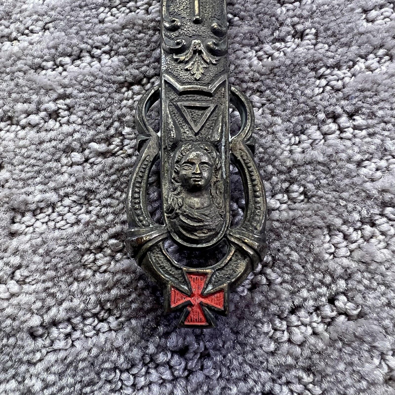 Vintage J.H. Wilson Knights Templar Ceremonial Sword Smallsword Bone Handle USA