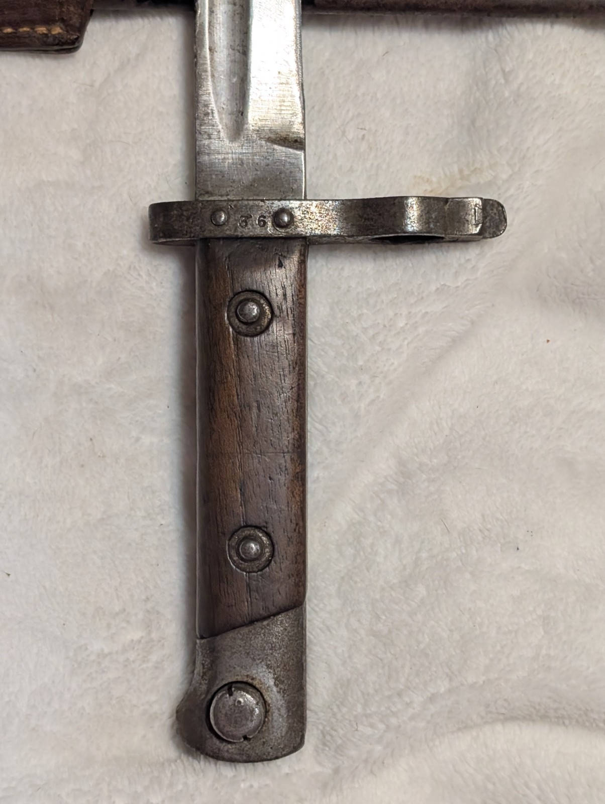 WWI Austrian M1895 Bayonet W/ SCABBARD Steyr Mannlicher M1895 Cavalry Carbine