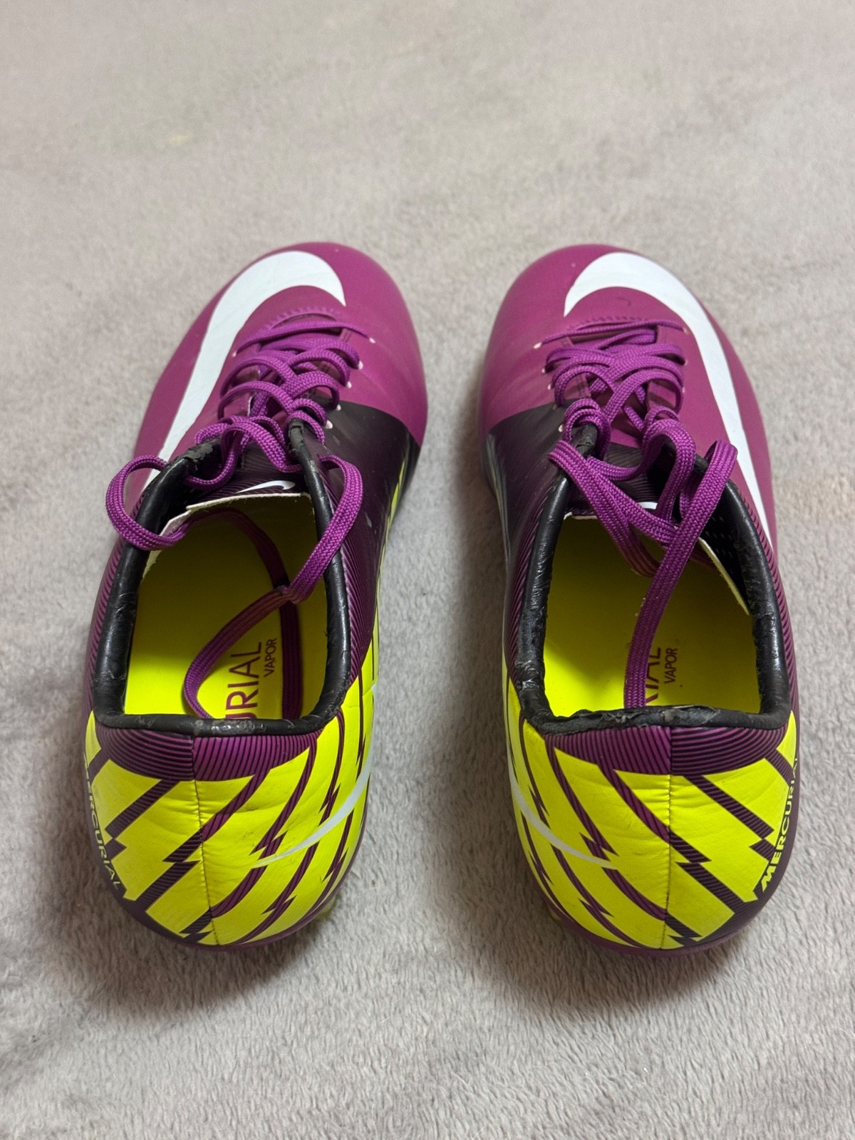 Vintage Nike Mercurial Vapor VII FG Elite Soccer Cleats 441976-547 US 8.5 / EUR