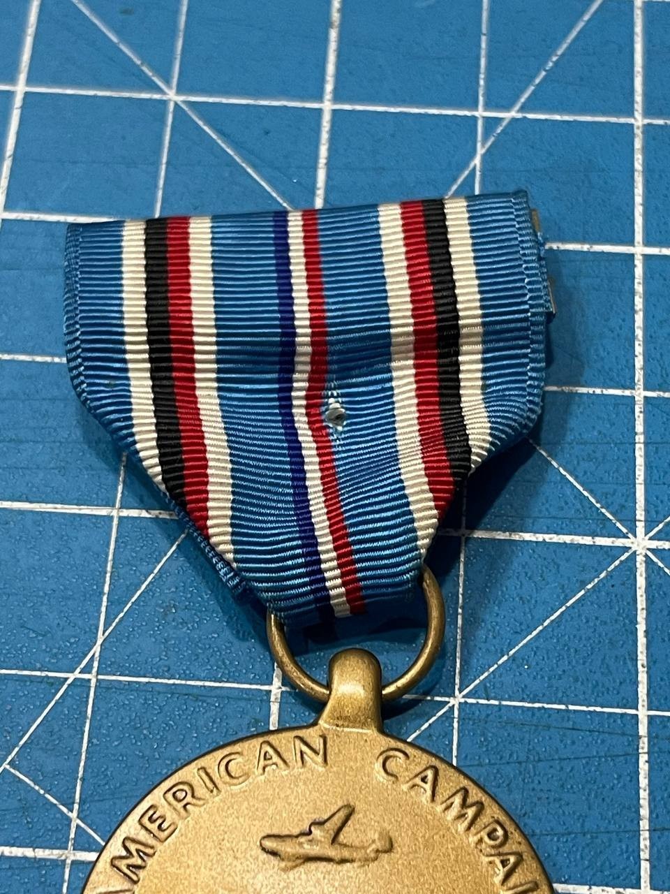 Original WWII American Campaign Medal WW2 - USA made - WW2 Theater - ACM