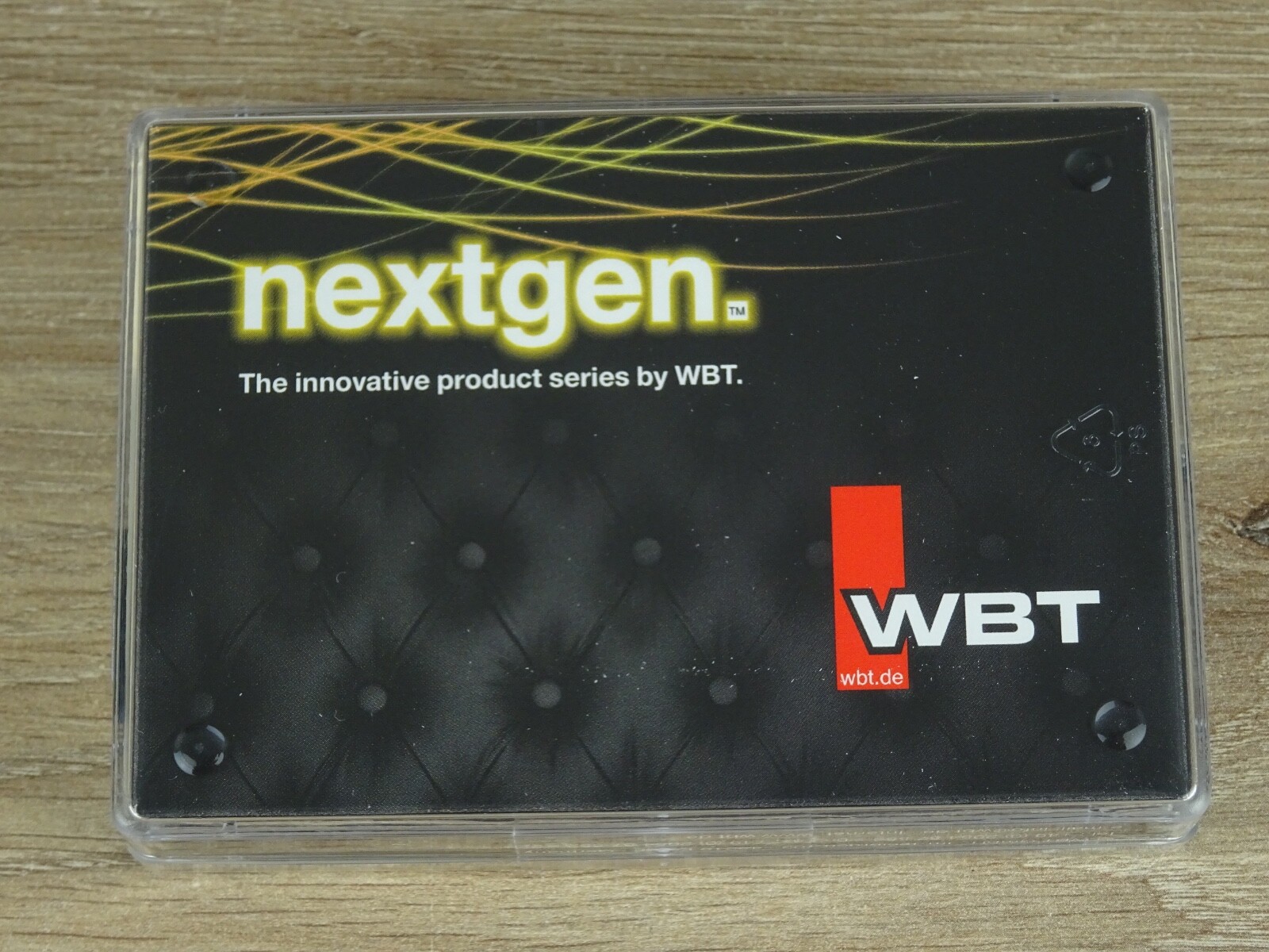WBT 0681CU cable lug made of pure copper, 8 mm fork new + original packaging nextgen 2x red 2x white