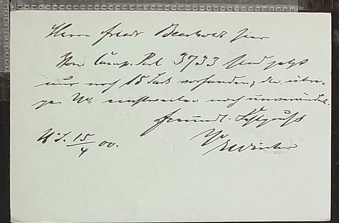 y(GER-865) GERMANY 1900 REICHPOST 2pf postal postcard used (3) different cards