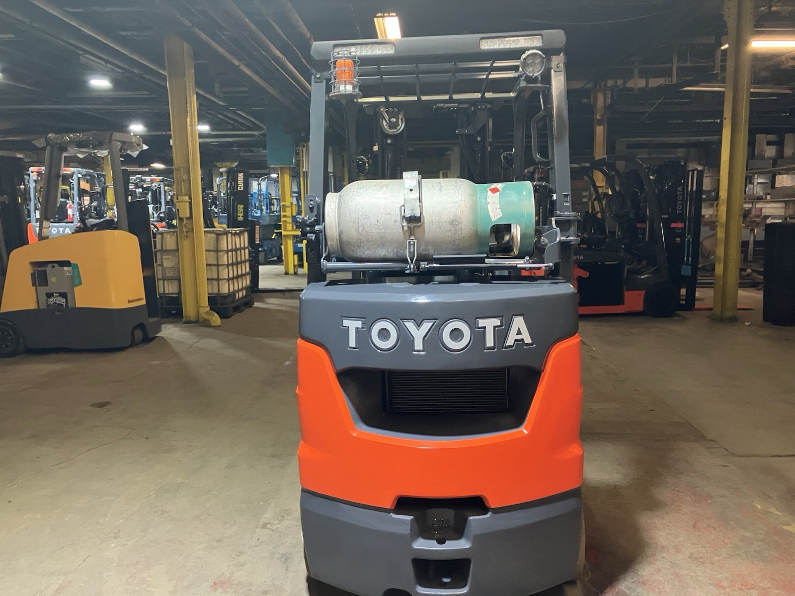 2021 Toyota 5000 LB Forklift With SS and Triple Mast