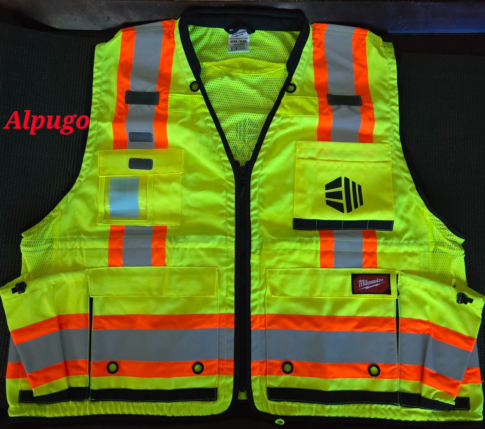 Milwaukee 48-73-5164 Class 2 High Visibility Safety Vest (4XL~5XL)