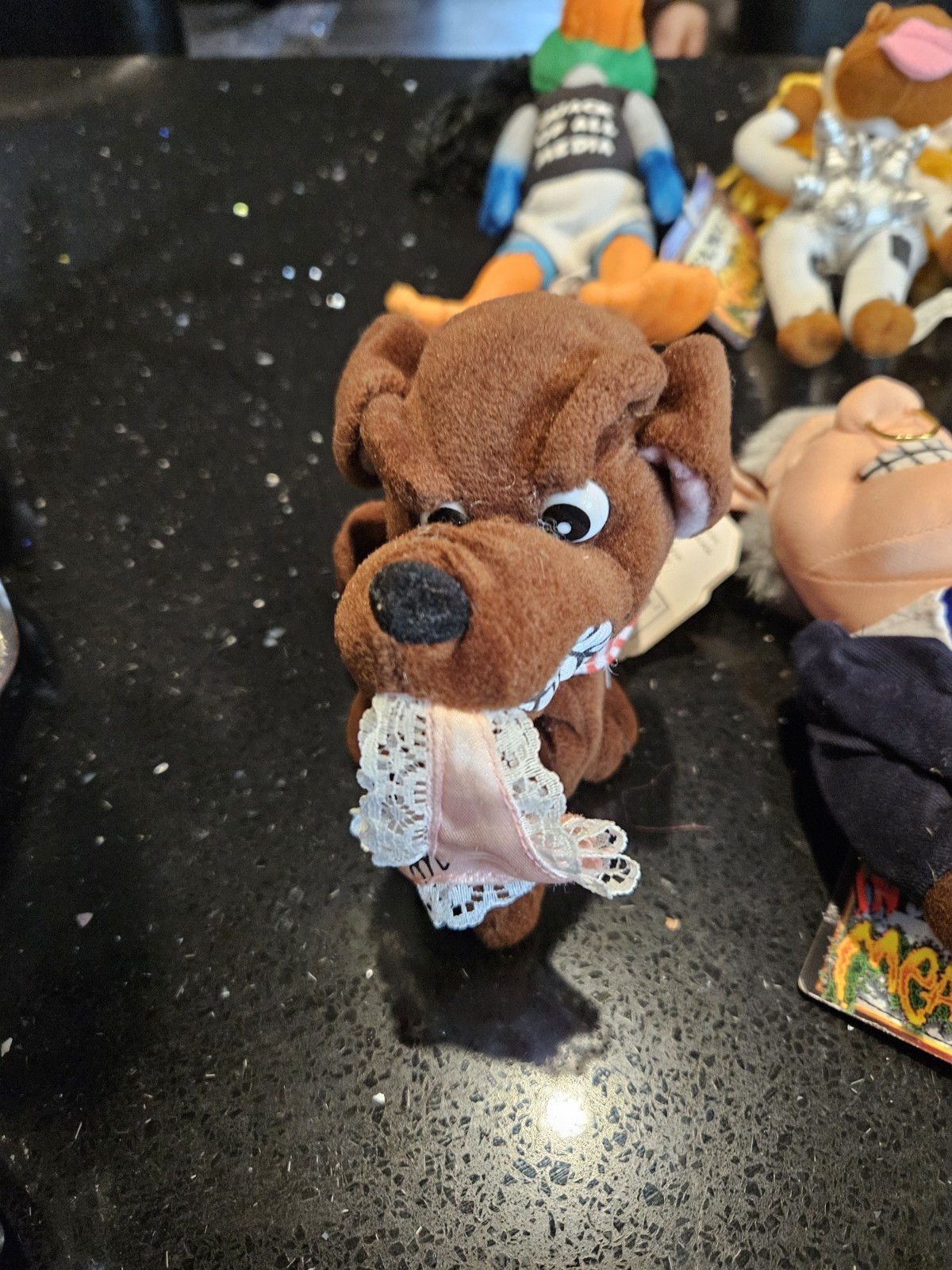 Lot Of 13 Assorted Vintage 1998 Infamous Meanies Meanies Beanbag Plush NWT