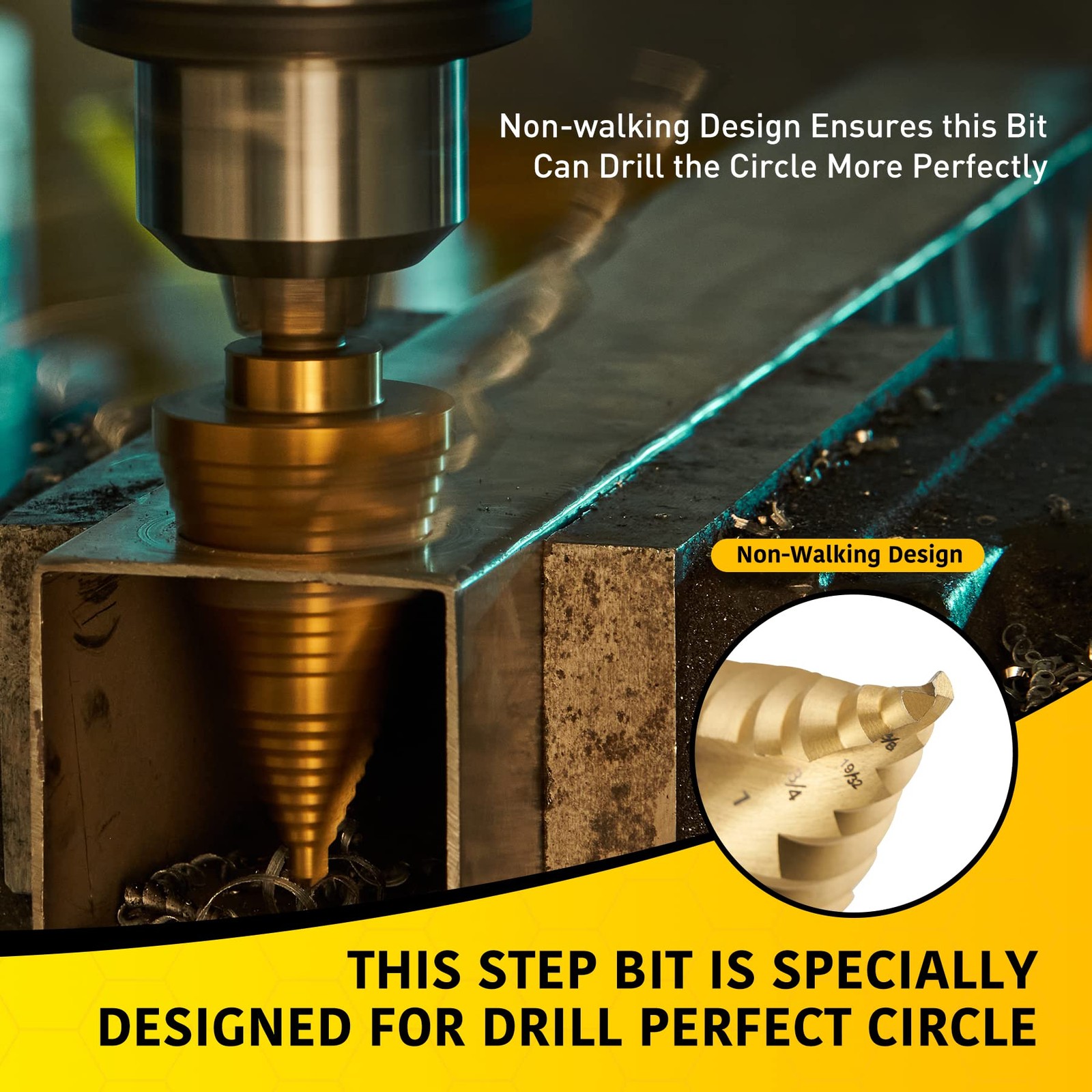 Anfrere Large 12 sizes from 1/4 to 2-3/8 inch, Brassed Coated Larger Size