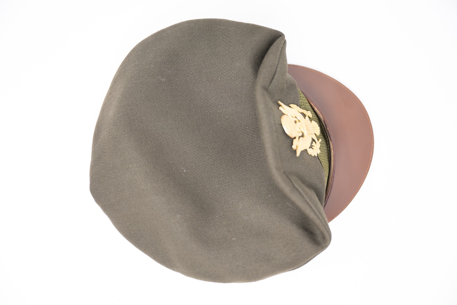 WWII US Army Air Force Officers Visor Crusher Cap Original GREAT CONDITION 7 1/4