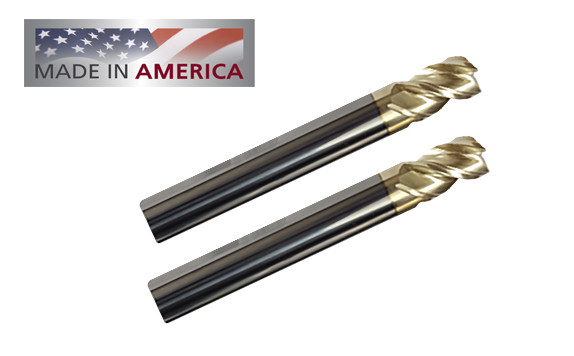 2 PACK COMPATIBLE MODULUS ARMS EXTREME READYMILL  "ZrN" COATED  END MILL