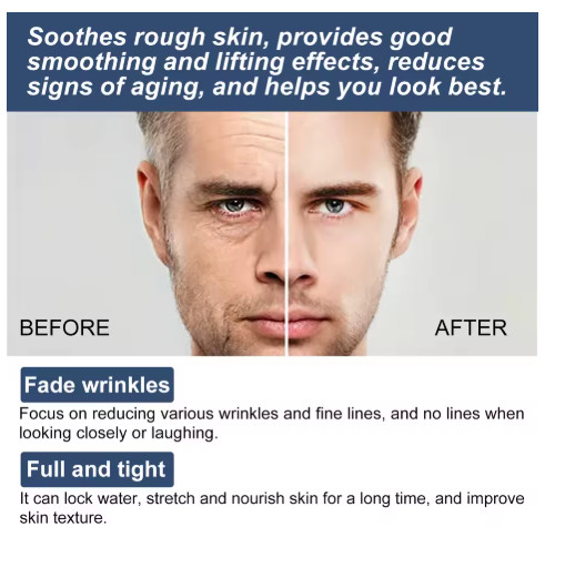 Particle Face Cream For Men 6 In 1 Anti Aging Cream Fights Eye Bags Dark Spots