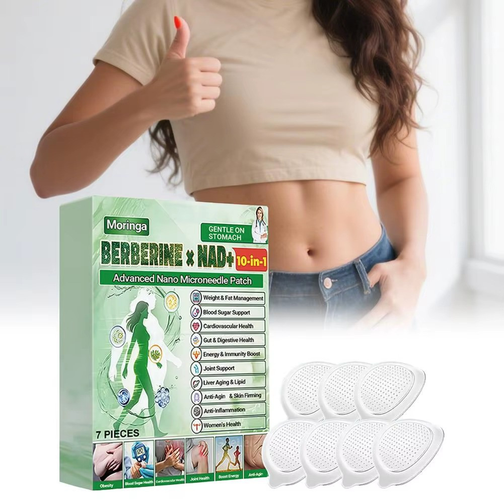 Moringa Berberine + NAD+ 10-in-1 Microneedle Patches Bioavailable Strength NEW