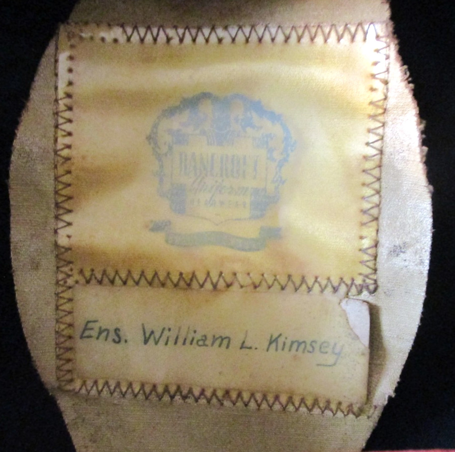 Pre WW2 Navy Ensign's Visor ID'ed