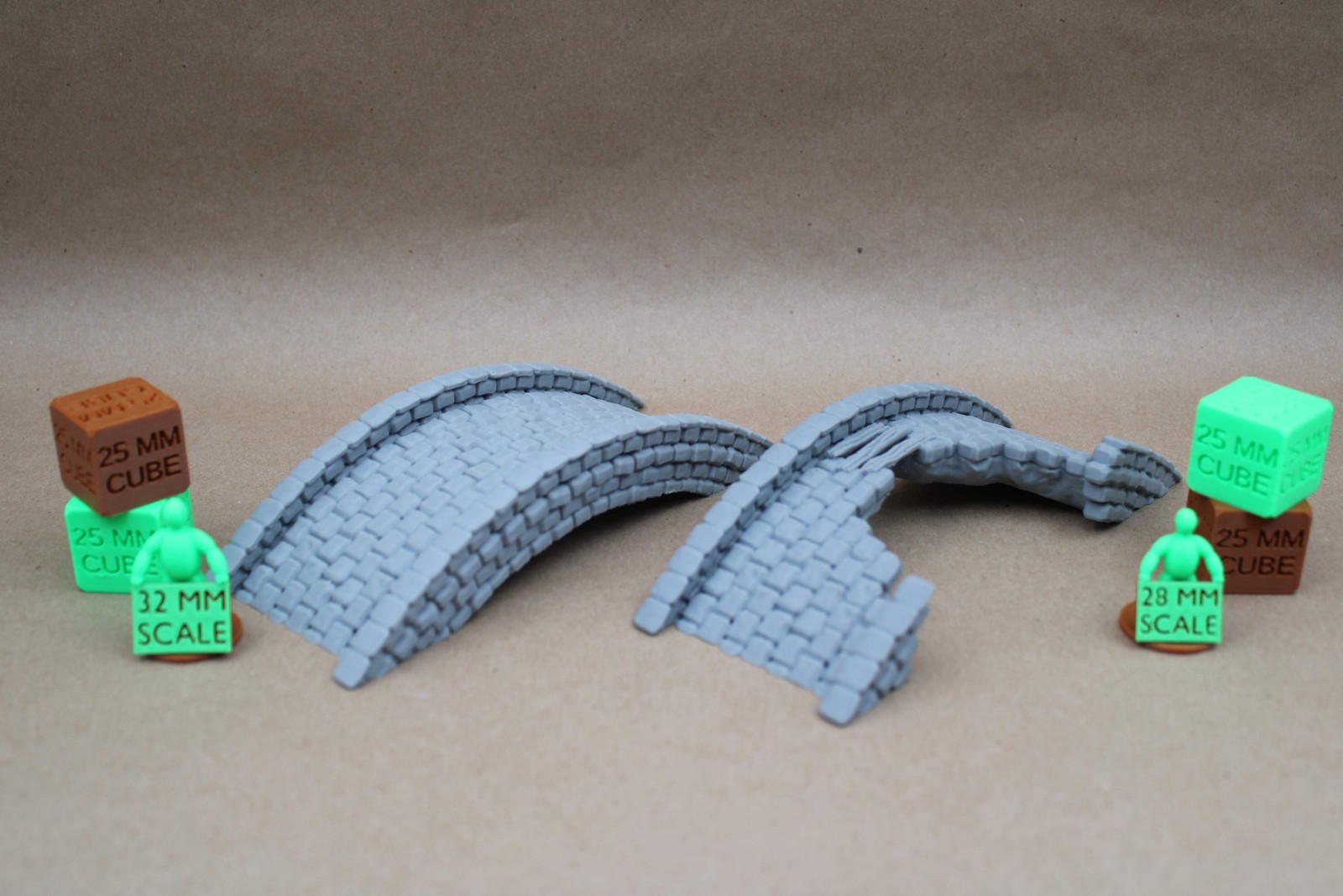 Tabletop Terrain 17 Plus Piece Ruin Scatter Table Set 28mm skirmish rpg wargame